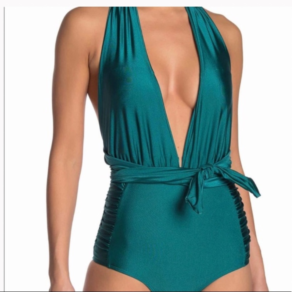 Nicole Miller 6 Way Convertible S 1-Piece Swimsuit